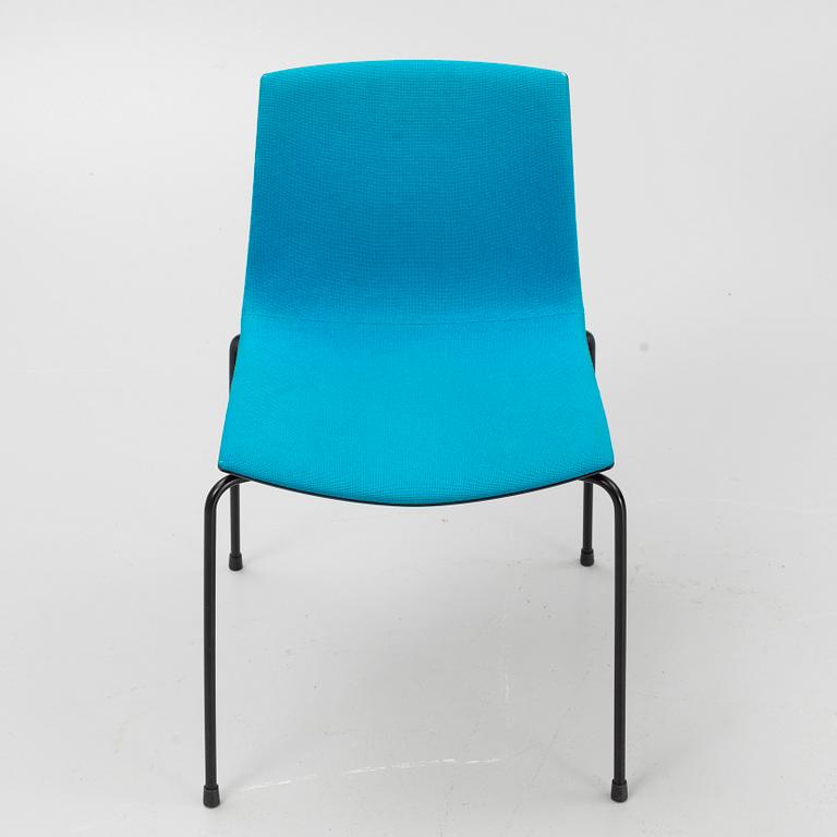 Lievore Altherr Molina, a set of seven 'Catifa' chairs, Arper, Italy.