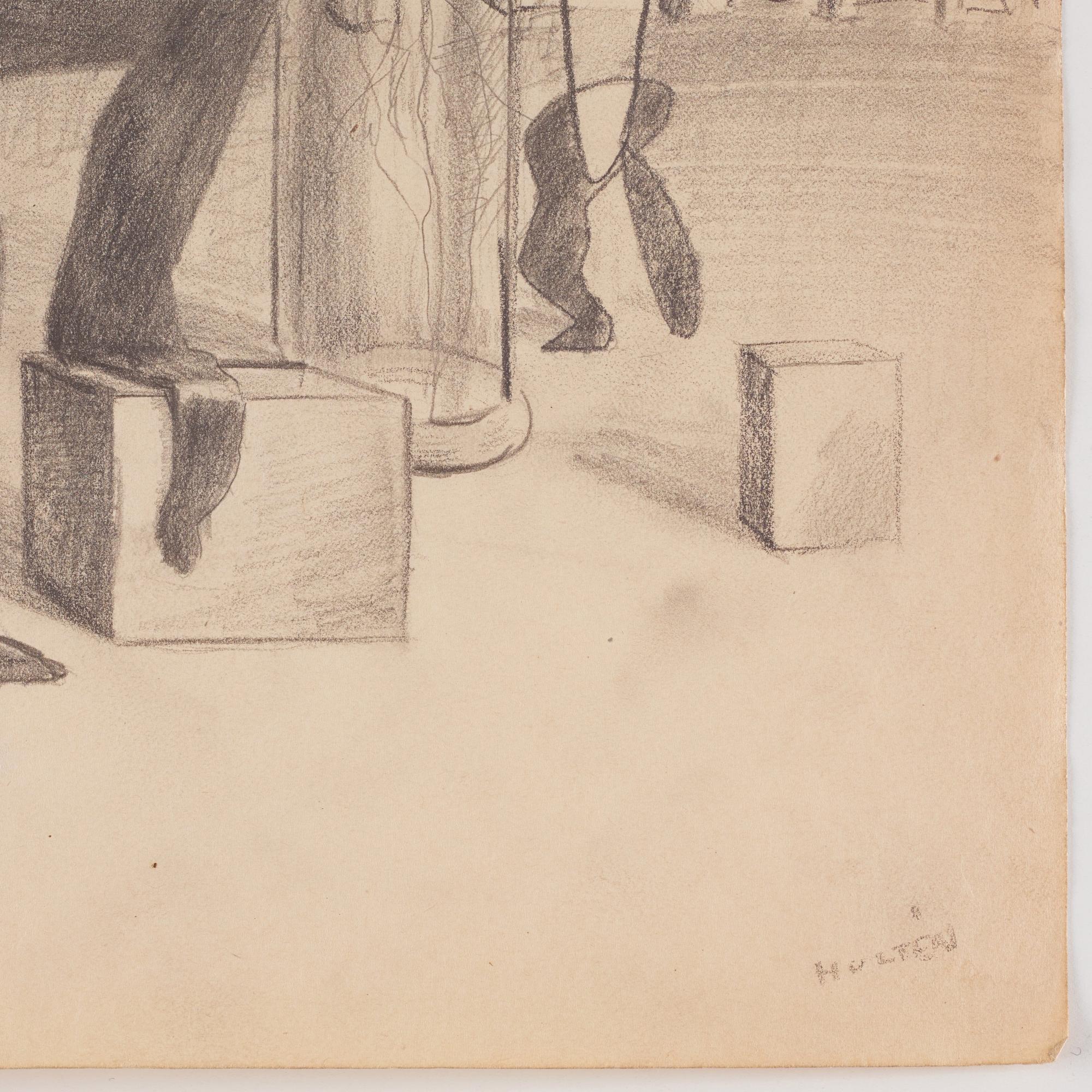 CO Hultén, "Från Croquisblock 1938, nr 10".
