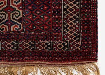 A Yomud Salachak, West Turkmenistan, c. 115 x 94 cm.