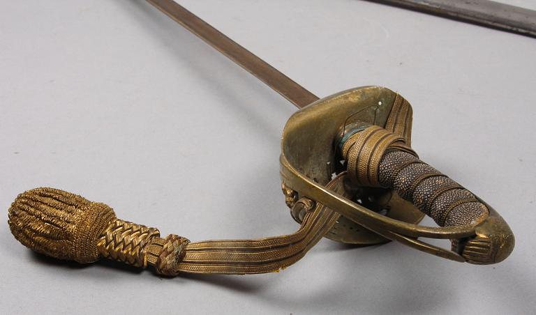 OFFICERSSABEL, Sverige, 1800-talets andra hälft.