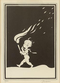 EINAR NERMAN, litografi, signerad och numrerad 37/50.