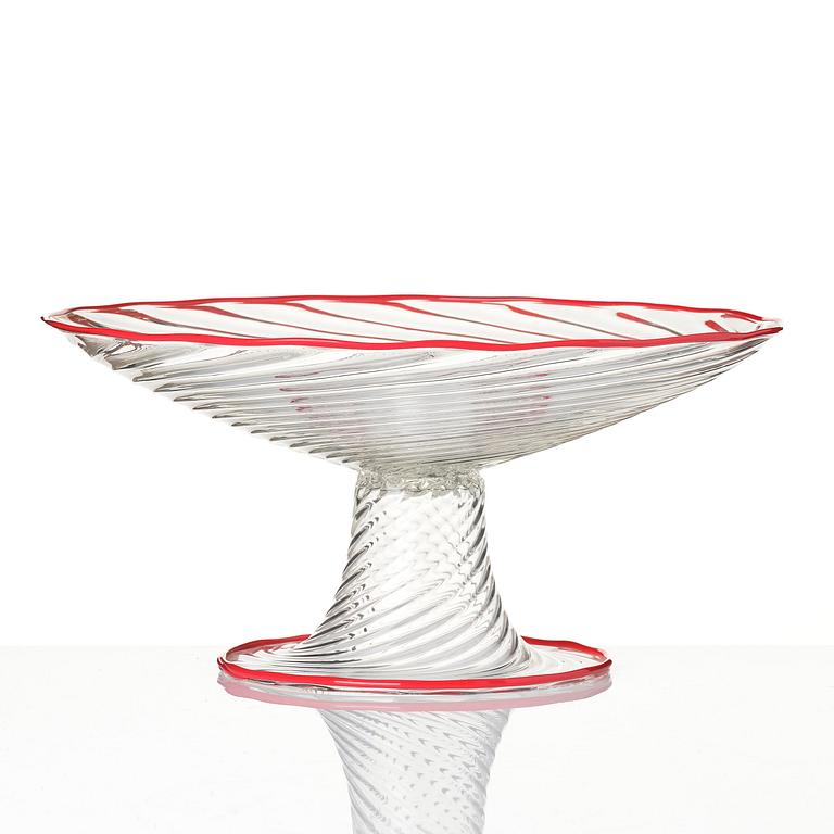 Dante Marioni, skål på fot, glas, Seattle 1995.