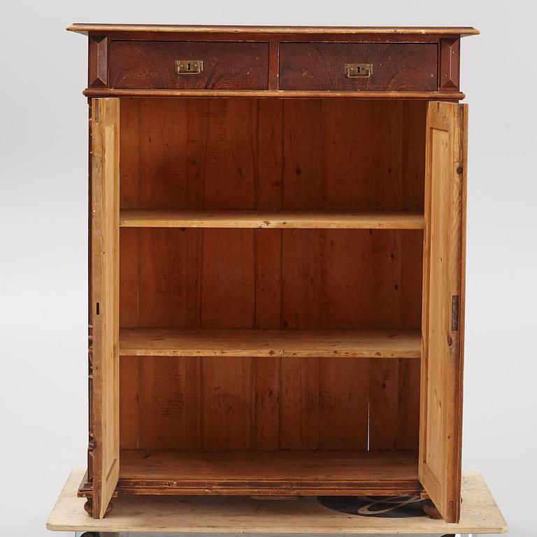 A cupboard, late 19th Century.