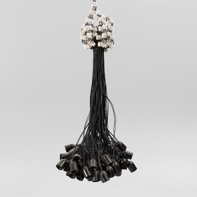 Rody Graumans, a ceiling lamp, "85 lamps", Droog Design, Holland, after 1993, provenance Lasse Åberg.
