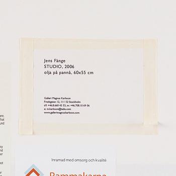 Jens Fänge, 'Studio'.
