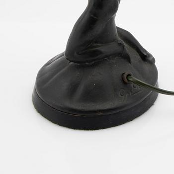Axel Gute, Table lamp, early 20th century.