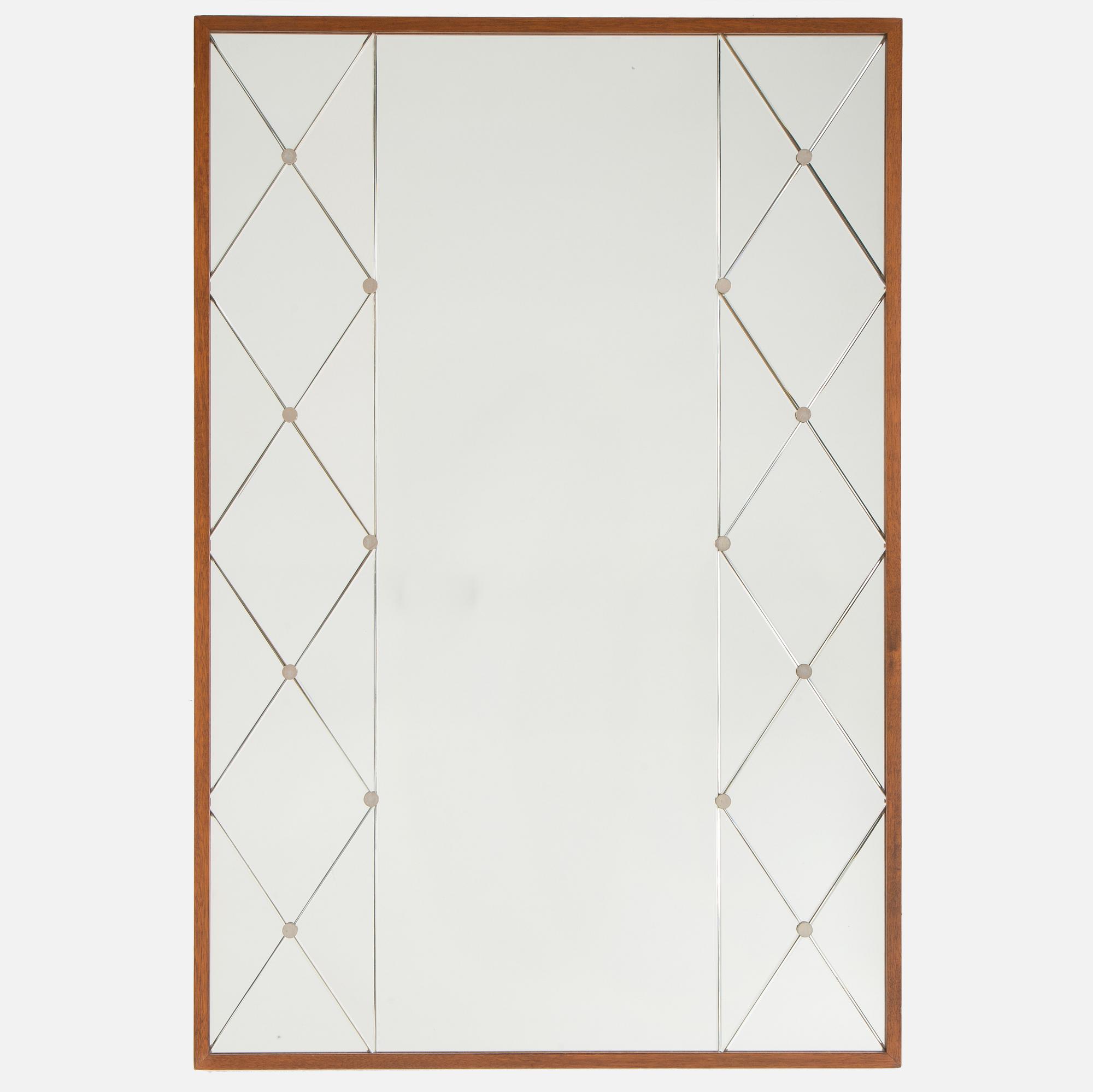 A 1950s mirror, AB Glas & Trä, Hovmantorp.
