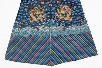 Rock, Jifu, broderad väv, Qingdynastin, 1800-tal.