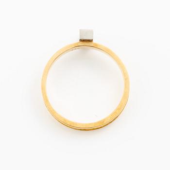 Lapponia, ring 18K with round brilliant-cut diamonds, Finland 1978.