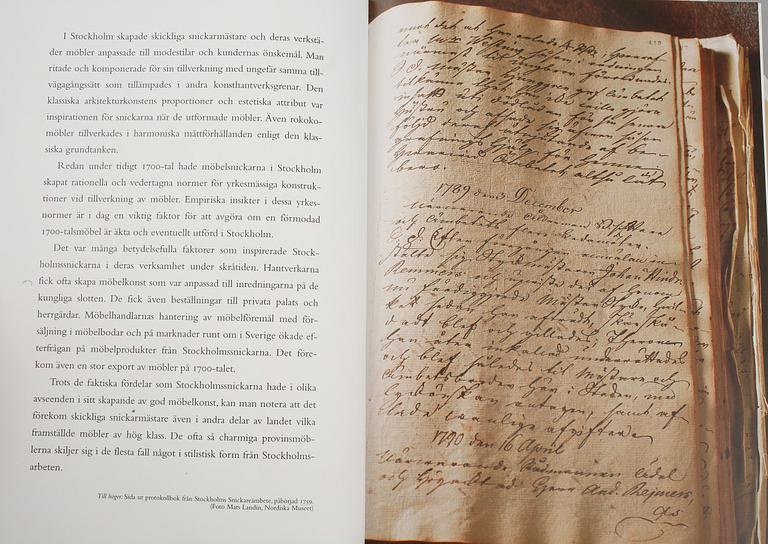 BÖCKER, 5 st, möbel- och konsthantverk, 1900-talets andra hälft och 2000-tal.