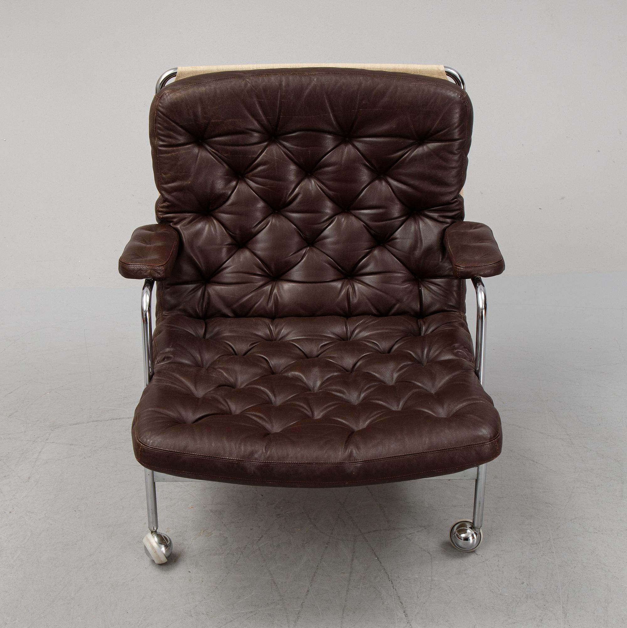 A 'Karin 73' easy chair by Bruno Mathsson for Dux.