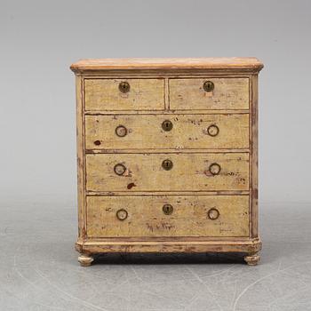 A second half of the 19th century chest of drawers.