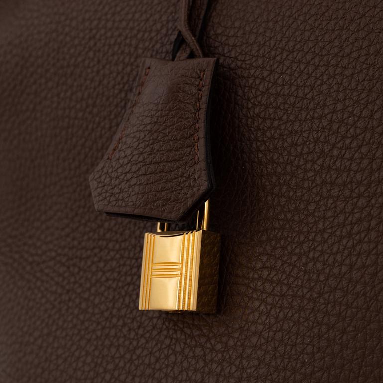 Hermès, a Noisette Togo leather 'Birkin 35' handbag, 2013.