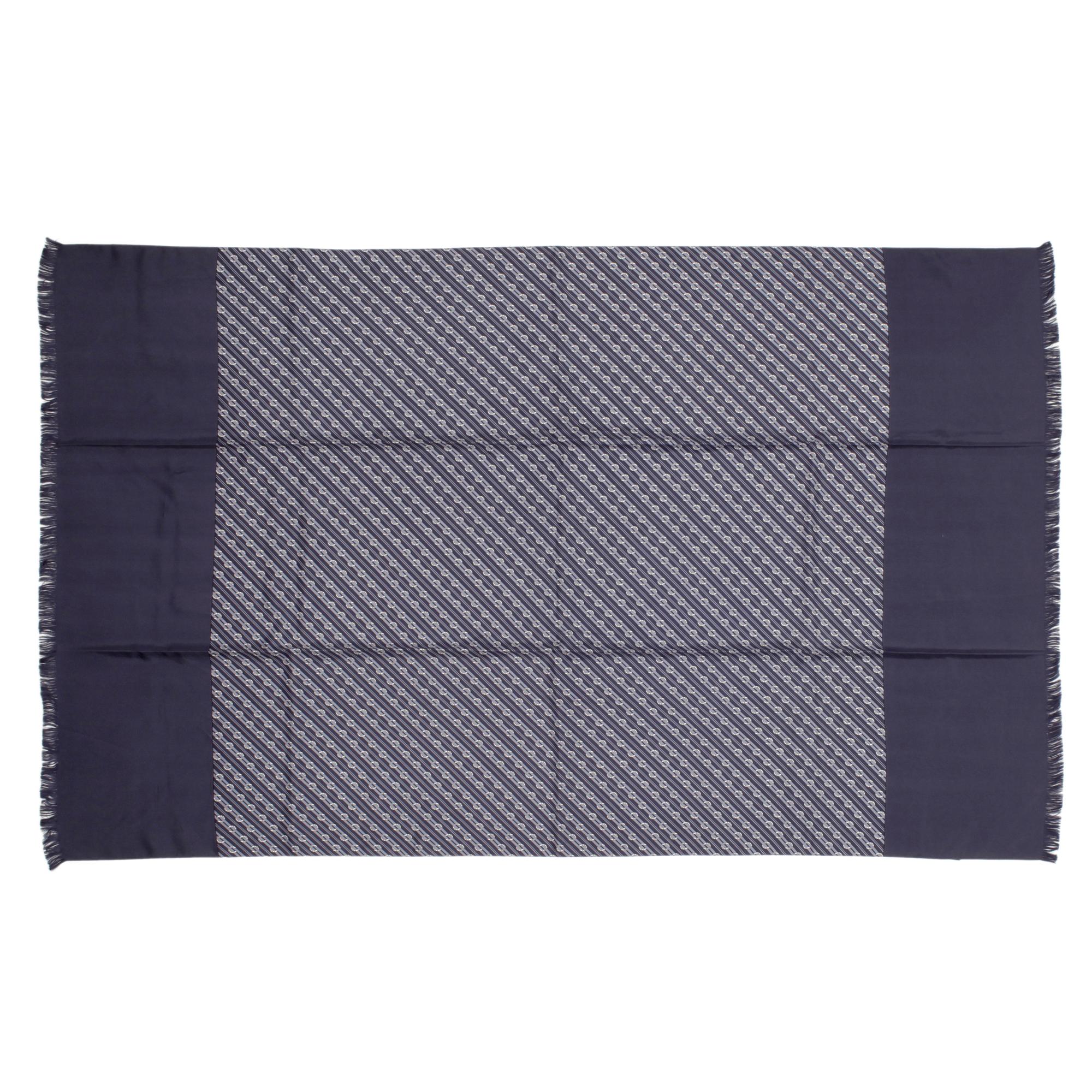 HERMÈS, a silk scarf and handkerchief for men.