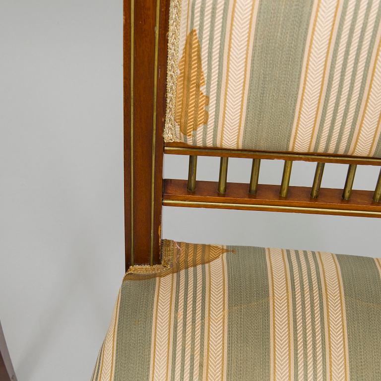 Möblemang, 8 delar, Empirestil, Ryssland, 1900-talets början.