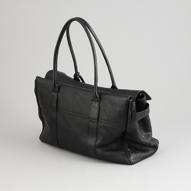 Mulberry, a black leather 'Bayswater' handbag.