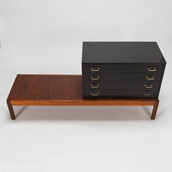 Eric Johan & Jussi Peippo, A 1950s modular shelving system "Duetta" from Asko.