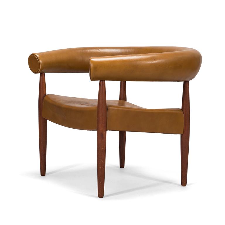 Nanna Ditzel, nojatuoli, "Ring chair", Getama 1960-luku.