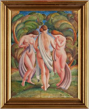 ANDRZEJ ROBERT JURKIEWICZ, olja på duk, sign o dat 29.