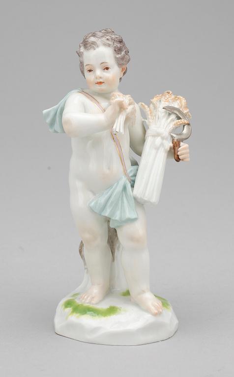 FIGURIN, porslin, Meissen, Tyskland,  omkring år 1900.