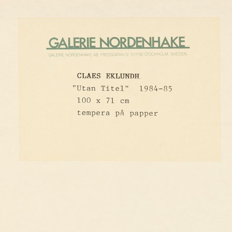 Claes Eklundh, Utan titel.