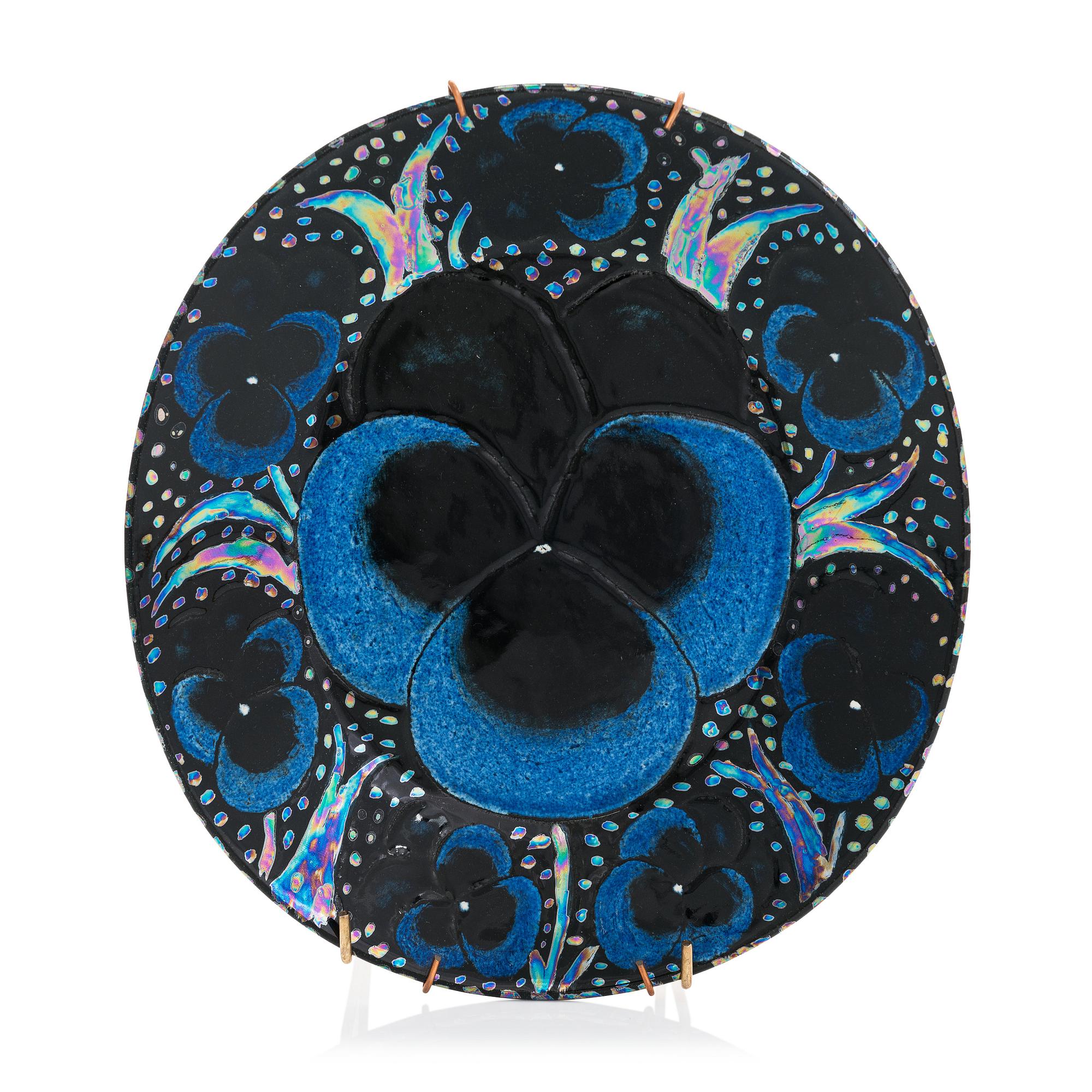 Birger Kaipiainen, koristelautanen, signeerattu Kaipiainen Arabia.