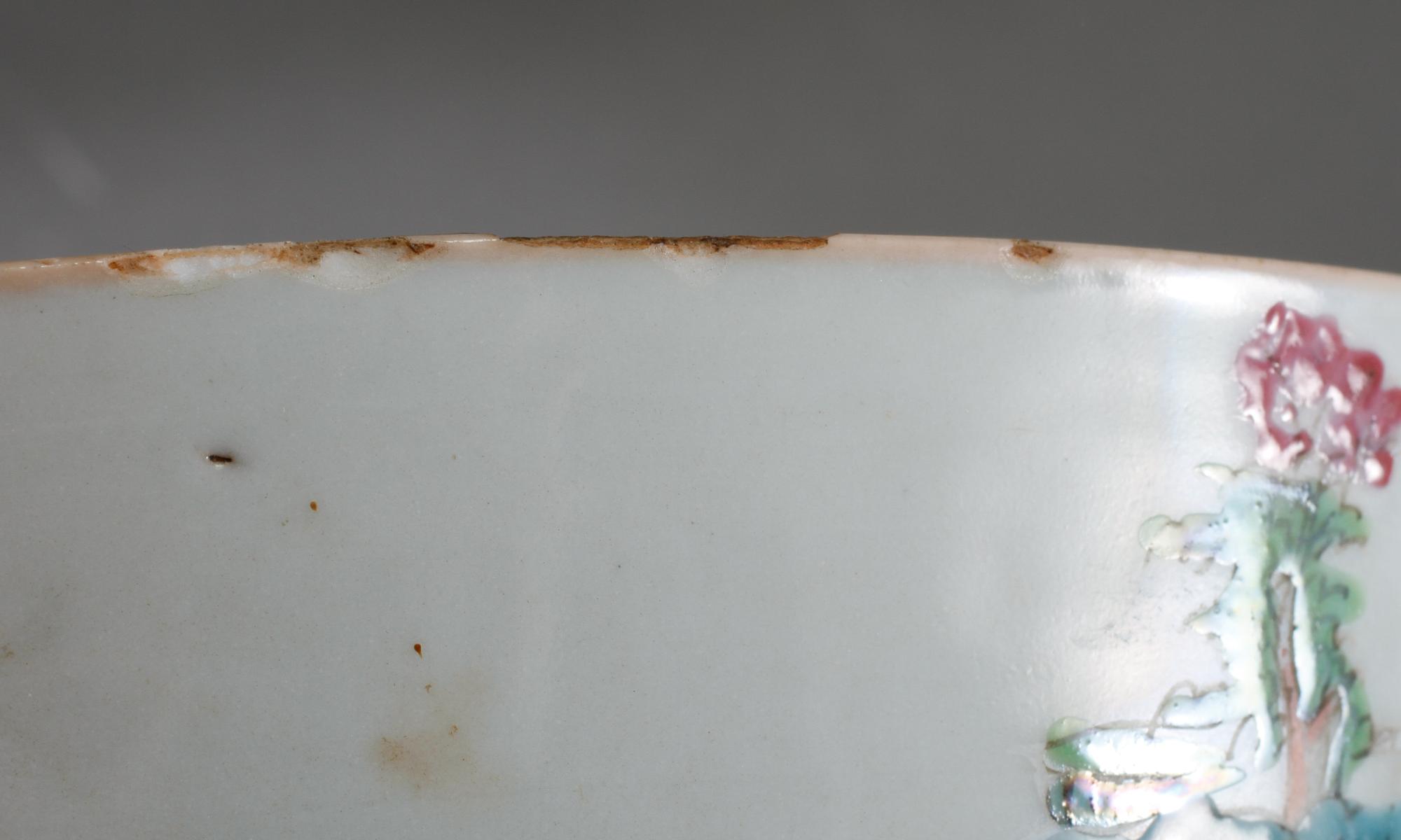 PARTI PORSLIN, 6 delar, Kina, 1700-tal.