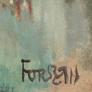 EINAR FORSETH, olja på duk, signerad.