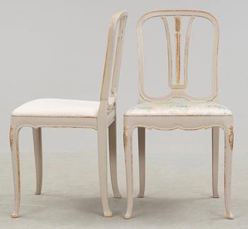 Axel Einar Hjorth, A pair of Axel Einar Hjorth Swedish Grace chairs 'Du Barry', Nordiska Kompaniet, 1929.