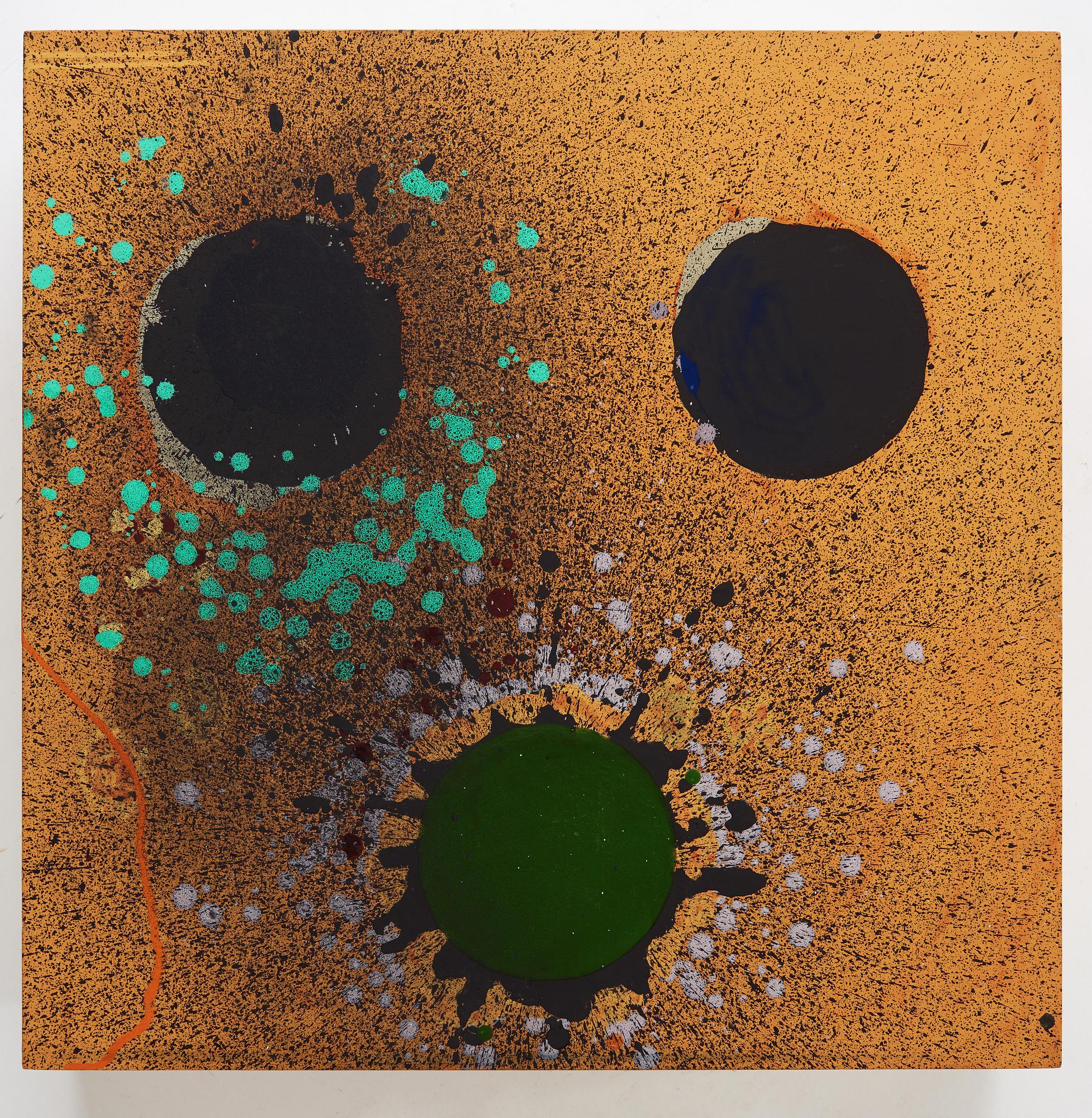 EVA LÖFDAHL, Acrylic on panel signed Eva Löfdahl on verso, executed in 1987-88.