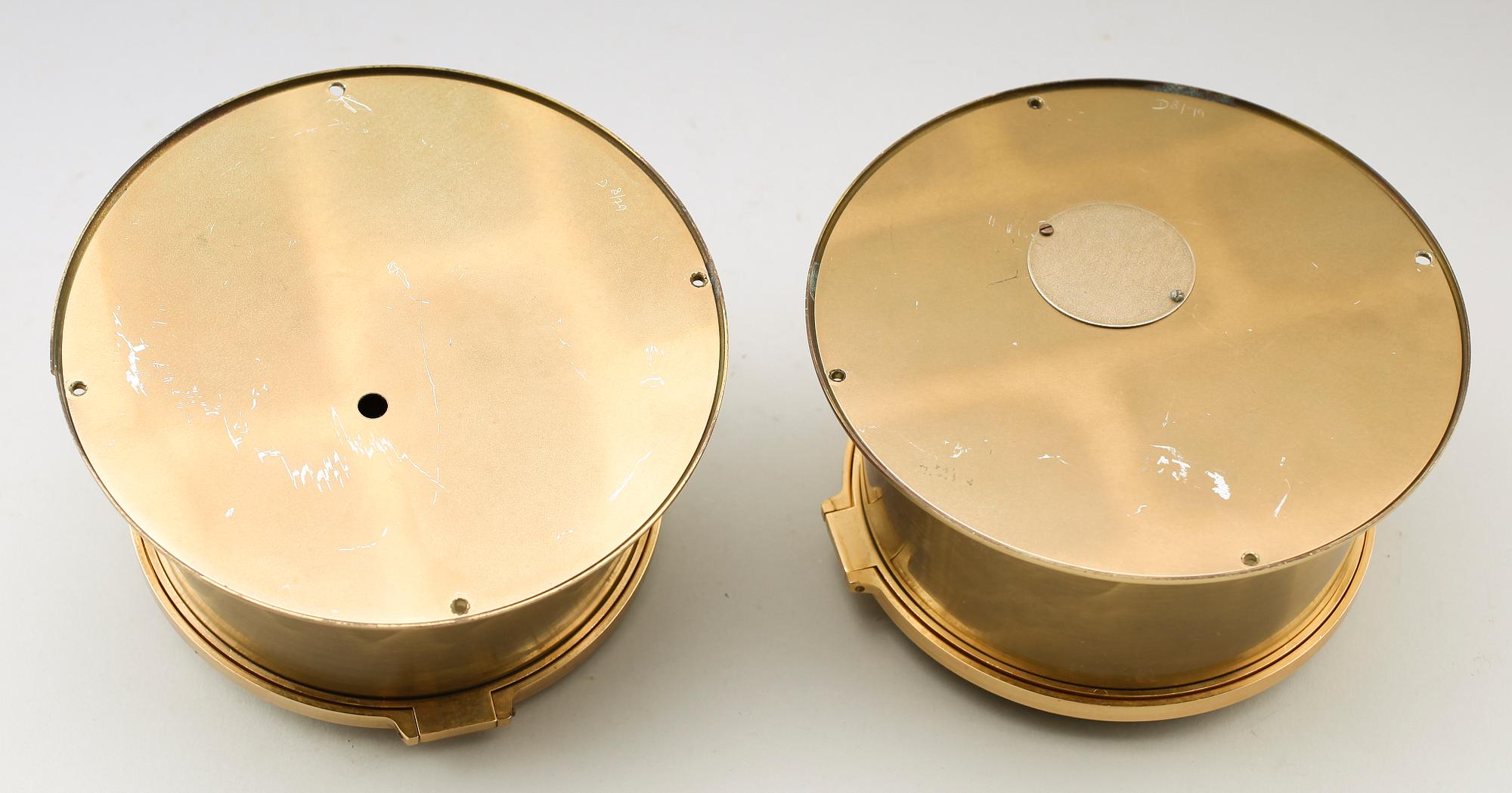 SKEPPSBAROMETER OCH KLOCKA, Fyrkat, 1900-talets andra hälft.