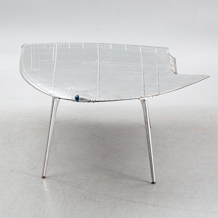 A desk, aeroplane wing from DAKOTA/DC3/C-43. MFG.DATE 1943-1944.