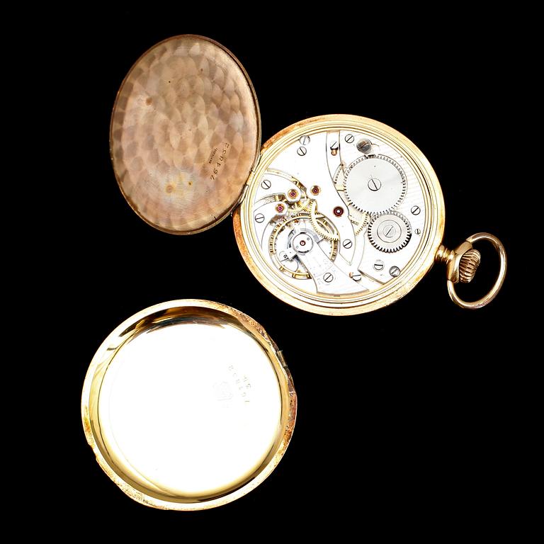 FICKUR, 14 k guld, 1900-talets första hälft.