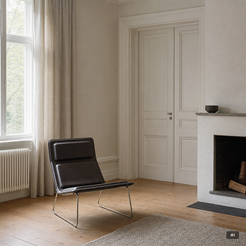 Jasper Morrison, A pair of "Low and Pad" armchairs, Cappelini, Italy.