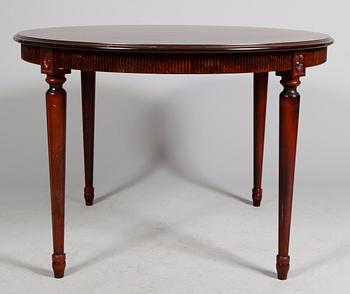 MATSALSMÖBEL, 5 del, gustaviansk stil, 1900-talets andra hälft.