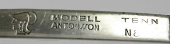HANDSPEGEL, tenn. Oscar Antonsson, 1939.