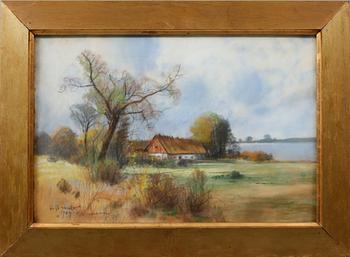 Carl Brandt · CARL BRANDT, pastell, signerad och daterad 1904.