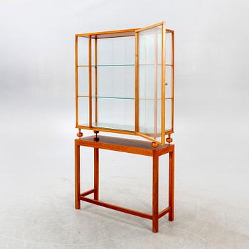 A Josef Frank mahogany display cabinet model nr 2077 later part of the 20th century.