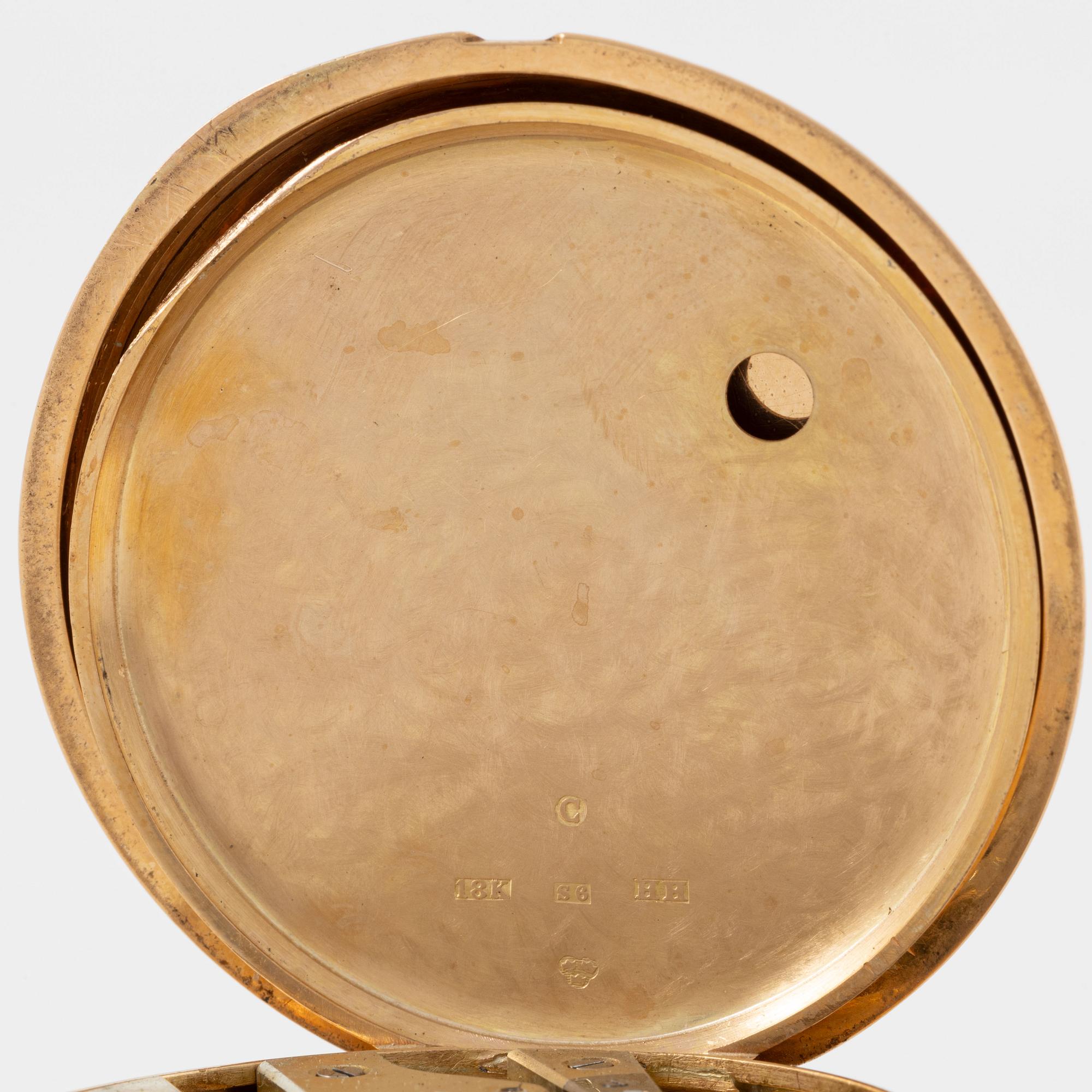 Halda, pocket watch, 50 mm.