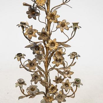 A French late 19th century /20th century candelabra.