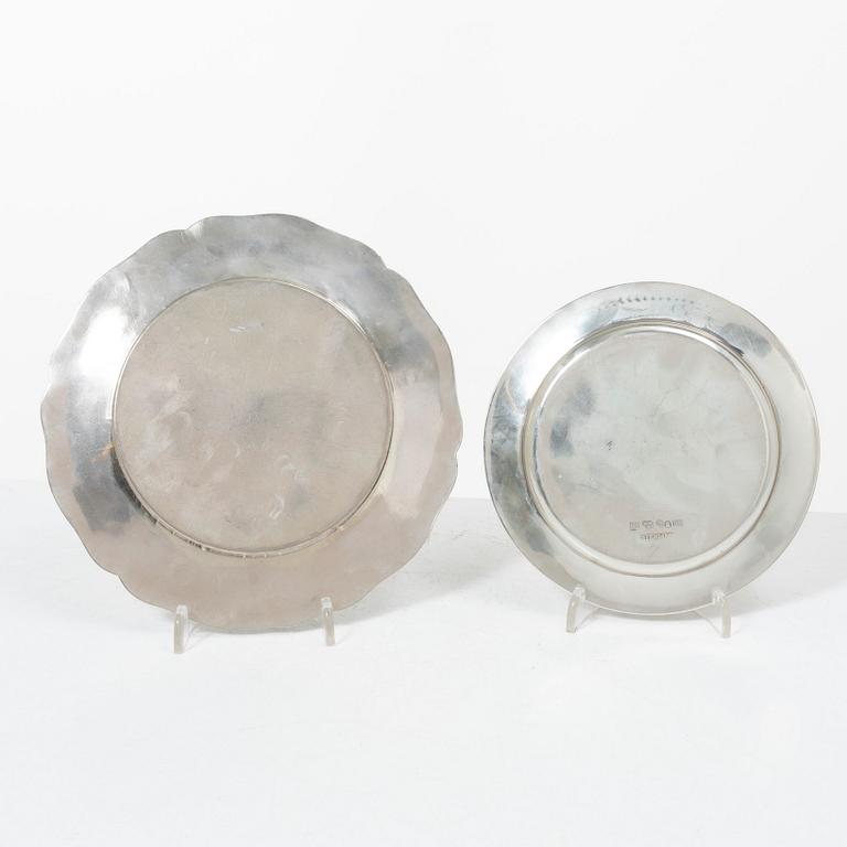 Fat, 5 st, silver, bl a WA Bolin, Stockholm 1930.