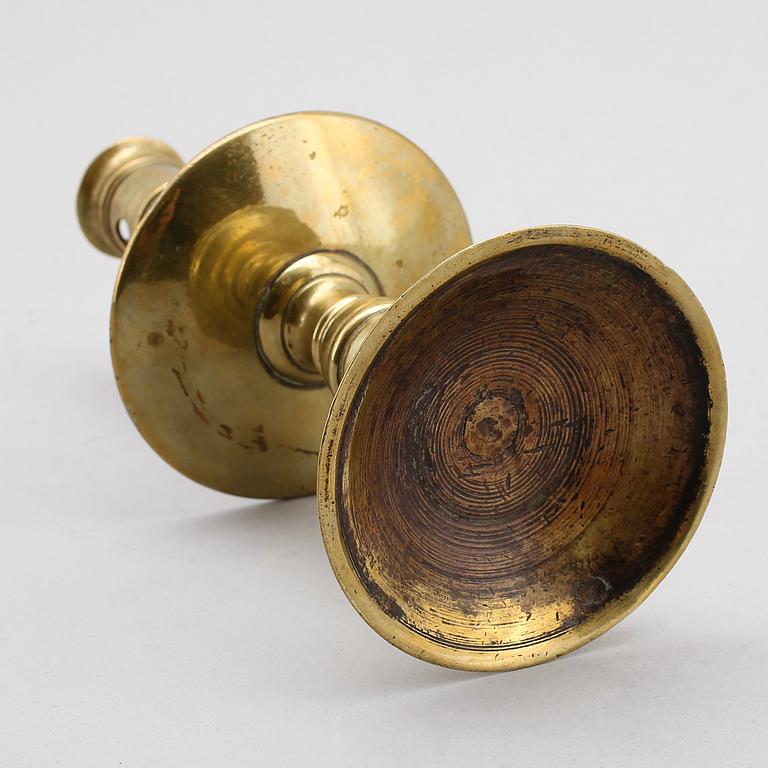 LJUSSTAKE, brons, 1500-tal.