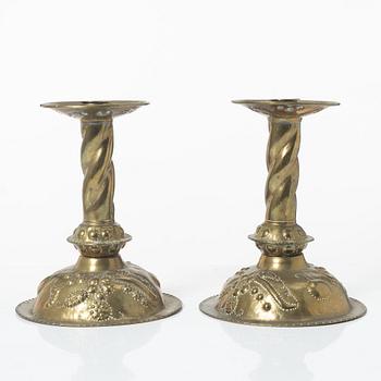 Candelabras a pair, Baroque style, 18th/19th century.