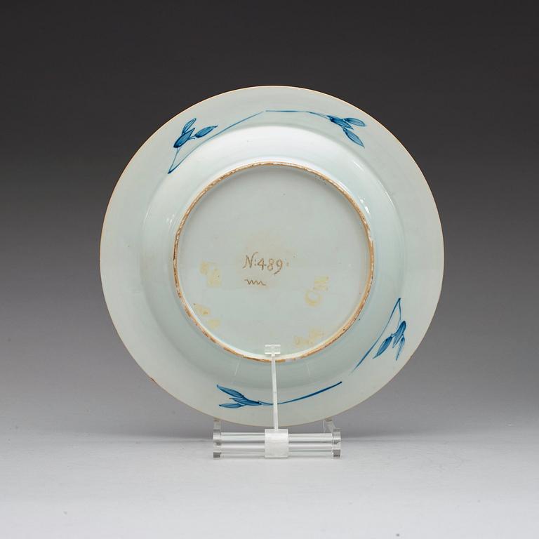 A pair of blue and white dishes, Qing dynasty, 18th century.