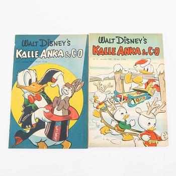 Comic magazines "Donald Duck" 1949 no. 3-12.