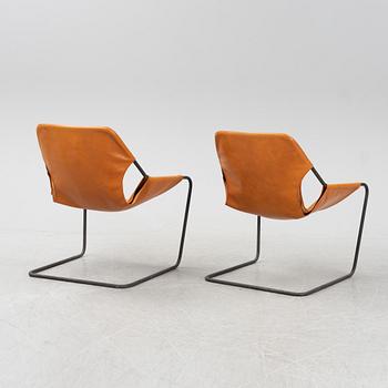 Paulo Mendes de Rocha, a pair of 'Palistano' easy chairs, Objekto, France.