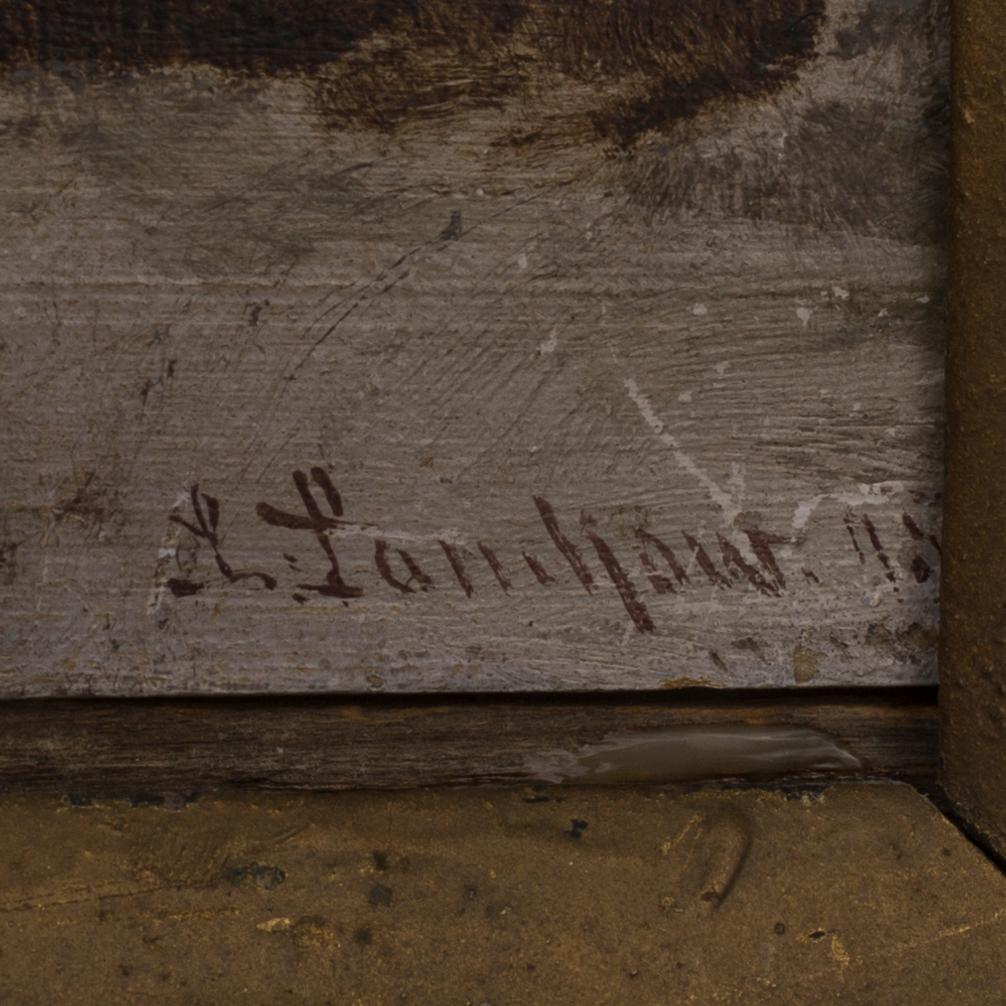 LANCHOW LUDWIG, oil on panel, signed,