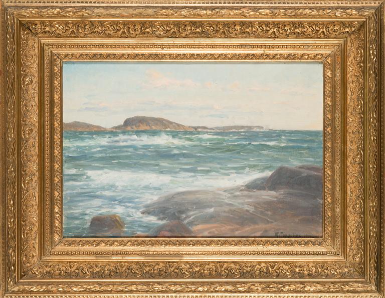 Woldemar Toppelius, oil on canvas, signed and dated 1929.