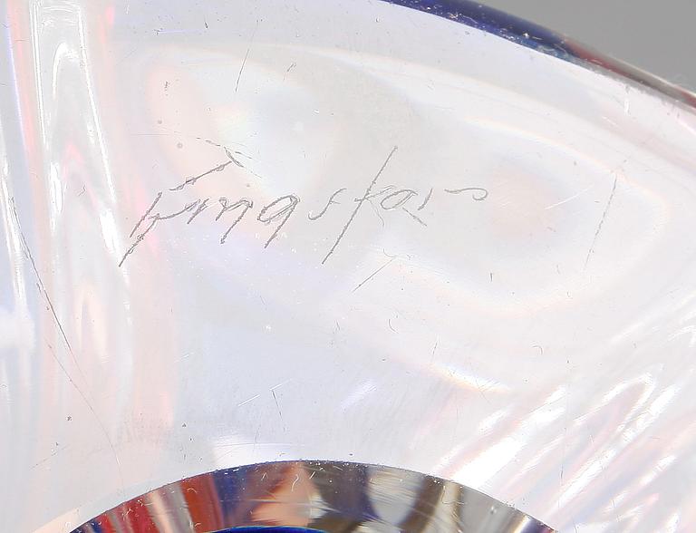 BORDSARMATURER, 3 st, glas, Kosta och Flygsfors.