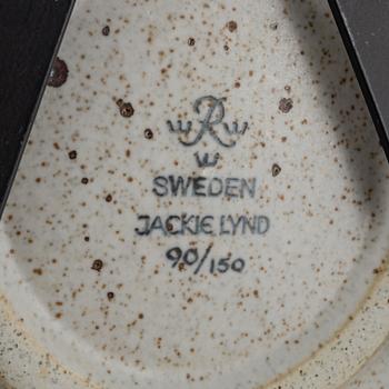 Jackie Lynd, a large stoneware dish, Rörstrand.